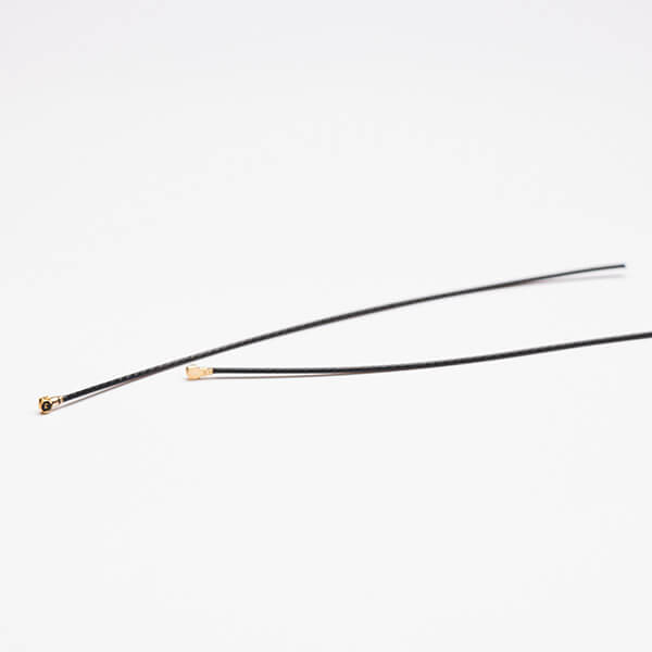 同軸電纜ROHS標準線材RF 0.81黑色接IPEX一代+TD 同軸電纜ROHS標準線材RF 0.81黑色接IPEX一代+TD