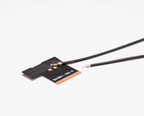 FPC天線板2.4G焊接黑色RF 1.13線+TD