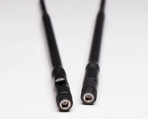 wifi模塊 外置天線2.4G 7dbi黑色膠棒天線配SMA母座